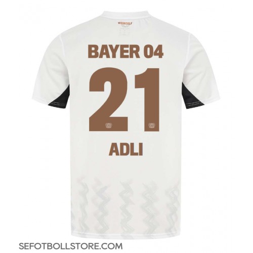 Bayer Leverkusen Amine Adli #21 Replika Bortatröja 2024-25 Kortärmad